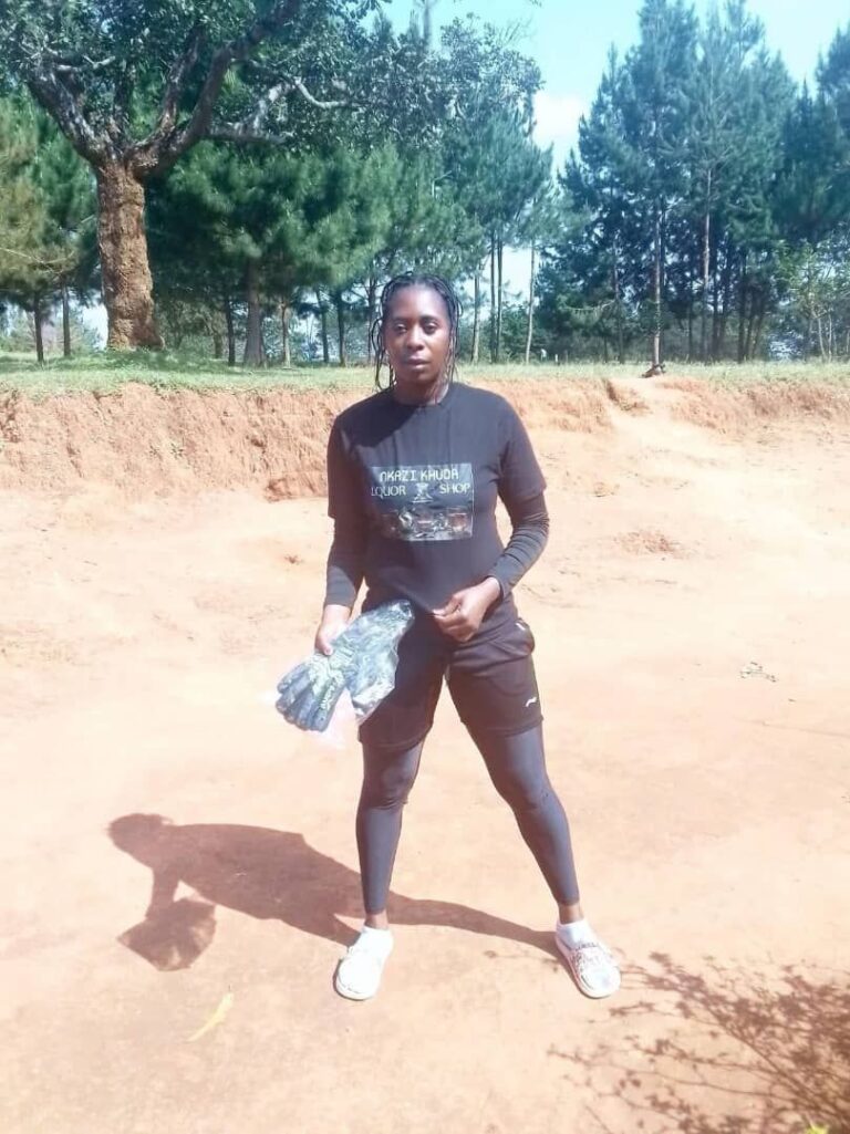 Football star Khuda Muyaba donates pair of gloves to Moyale Sisters goalkeeper ‘Mwayi Ngwira’