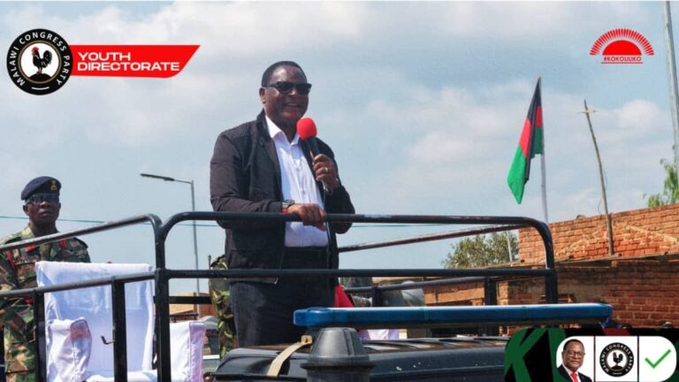 Chakwera urges patience amid development gaps in Mzuzu: Promises support for youth and women entrepreneurs