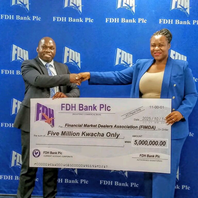 FDH Bank donates K5 million to FIMDA for annual lakeshore conference