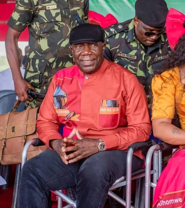 Enoch Chihana to be sworn in as Malawi’s new Second Vice President