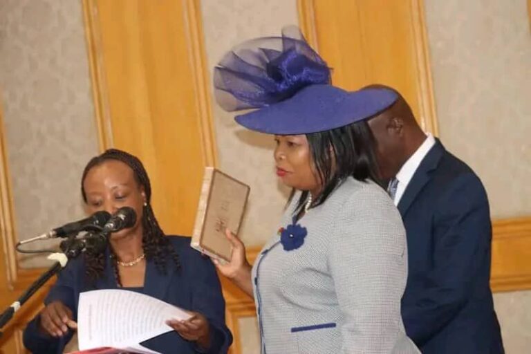Mary Navicha expresses gratitude as she steps into ministerial role
