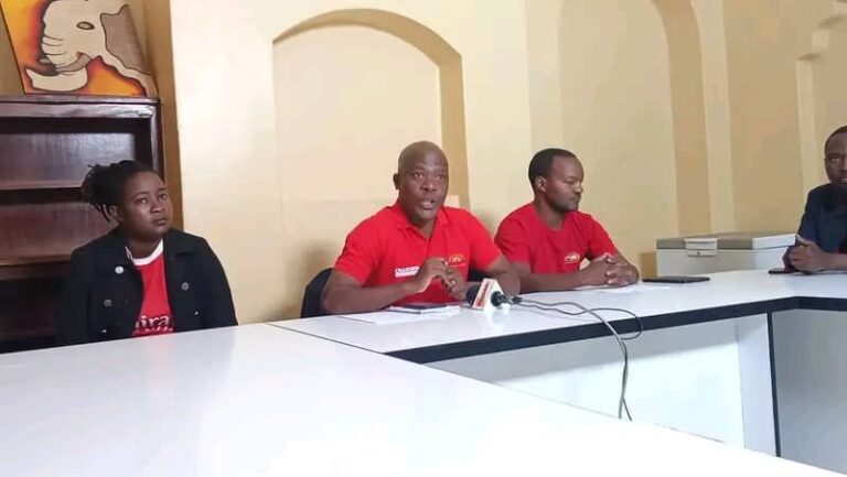 CDEDI holds press conference in Blantyre, calls for government accountability on tax and plane crash investigations