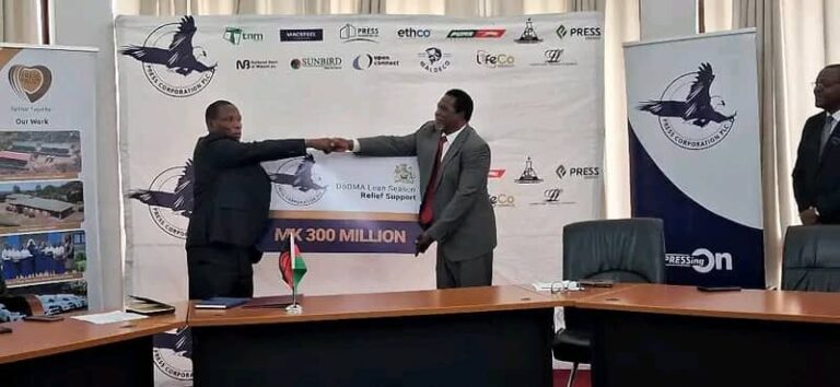 Government receives K300 million from Press Corporation to support lean season food response