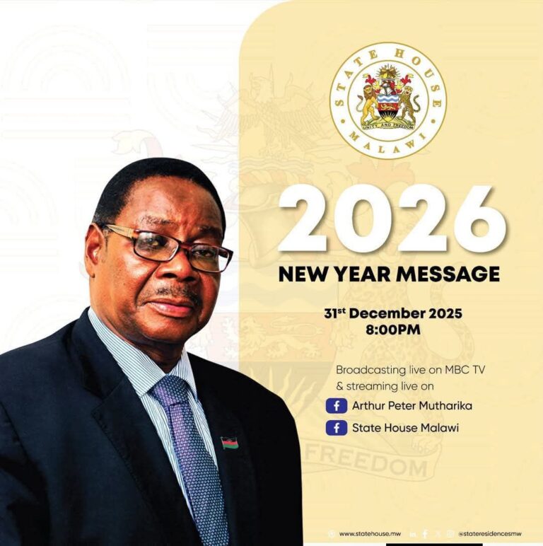 Veteran Journalist to Mutharika: New Year Address Must Confound Reality, Not Repeat Rhetoric