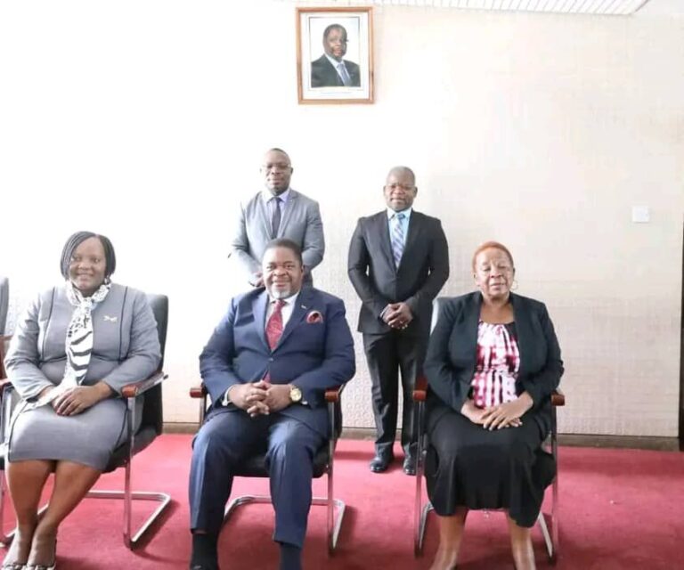 Minister Bright Msaka engages NCHE leadership on advancing quality higher education in Malawi