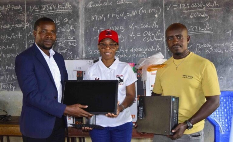 Castel Malawi, distributor donates ICT equipment to school