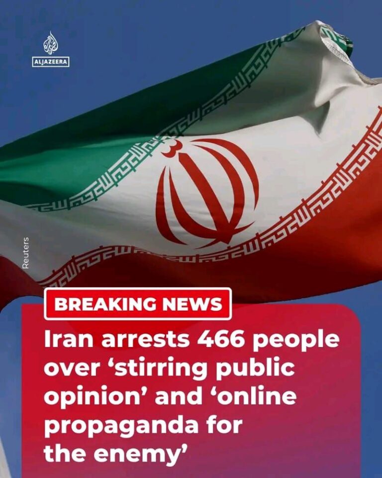 Iran cracks down on online dissent: 466 arrested for “stirring public opinion”