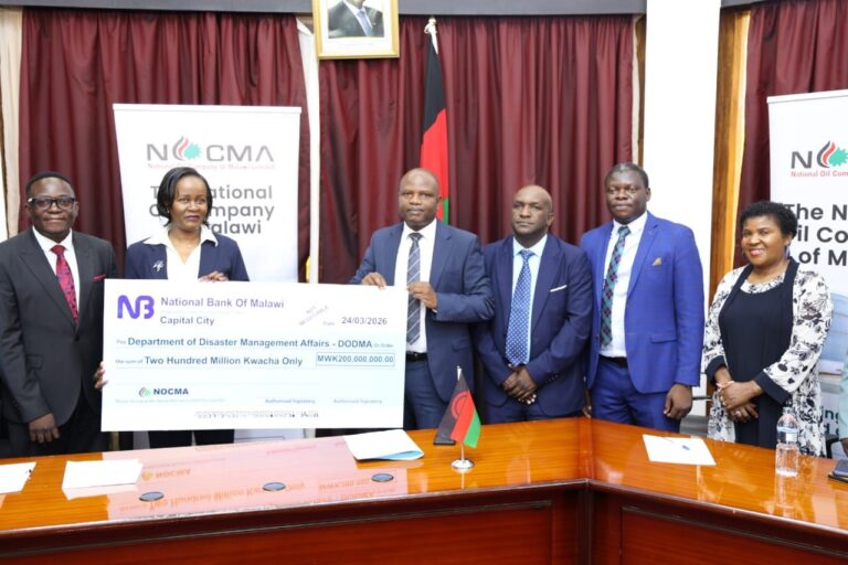Nocma donates K200Mn towards&nbsp; humanitarian response