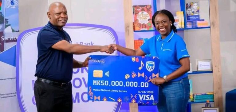 Standard Bank Malawi donates K50 million worth of books to NLS