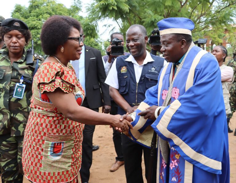 VP Dr. Jane Ansah Arrives at Donation Ceremony in Blantyre