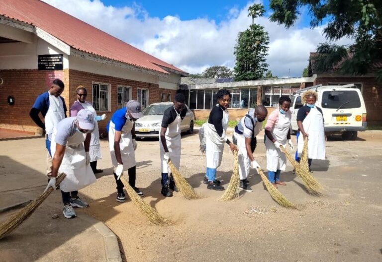 Gazette Media donates K300,000 to WASH Initiative-joins Clean-Up Exercise at QECH