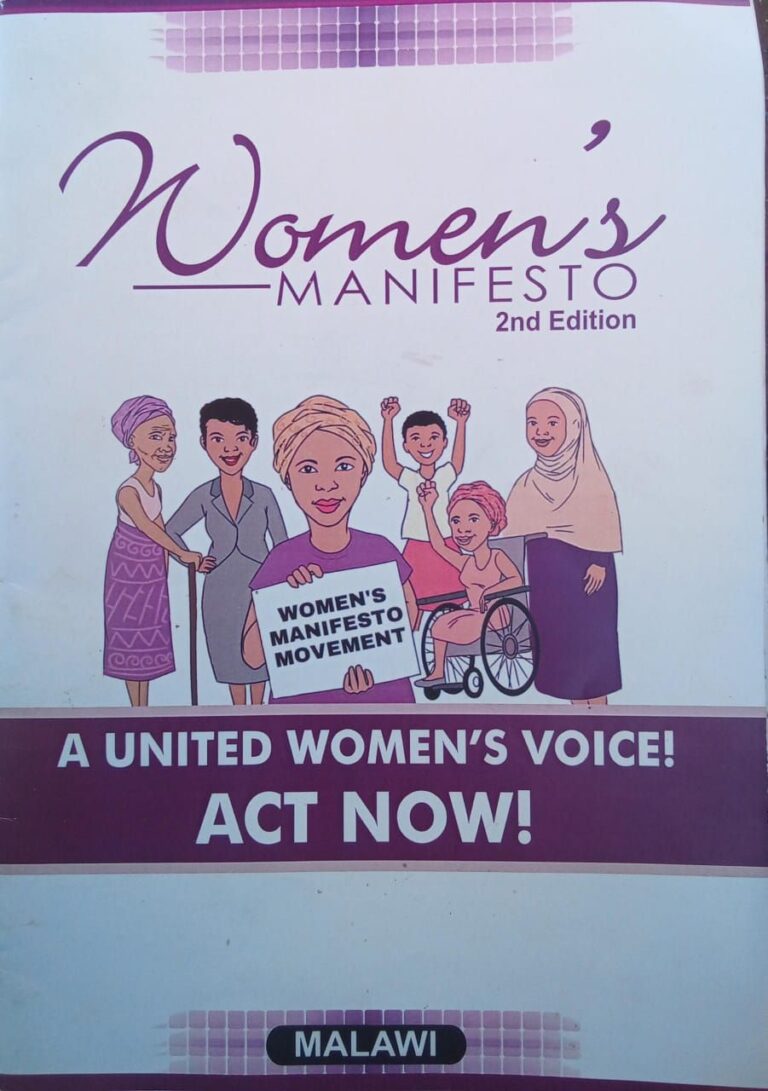 Malawi’s Women’s Manifesto expands the battle for equality into digital justice, climate and corruption