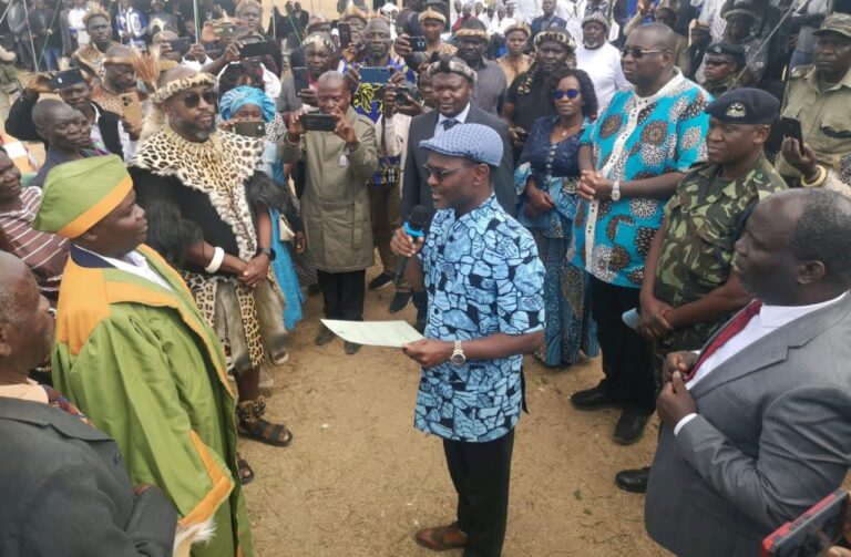 Ben Phiri installs Inkosi Mzikubola as Mutharika, DPP push cultural unity and development