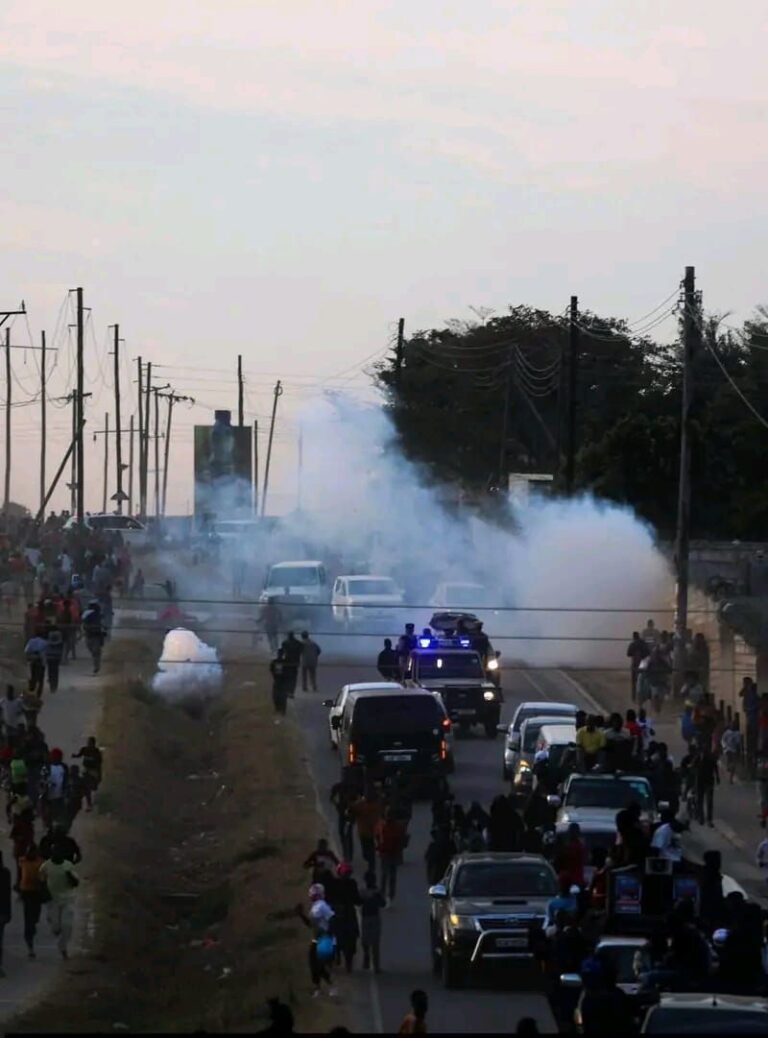 UPND under fire: Police teargas at Mundubile Roadshow in Lusaka sparks political backlash 28 days to election