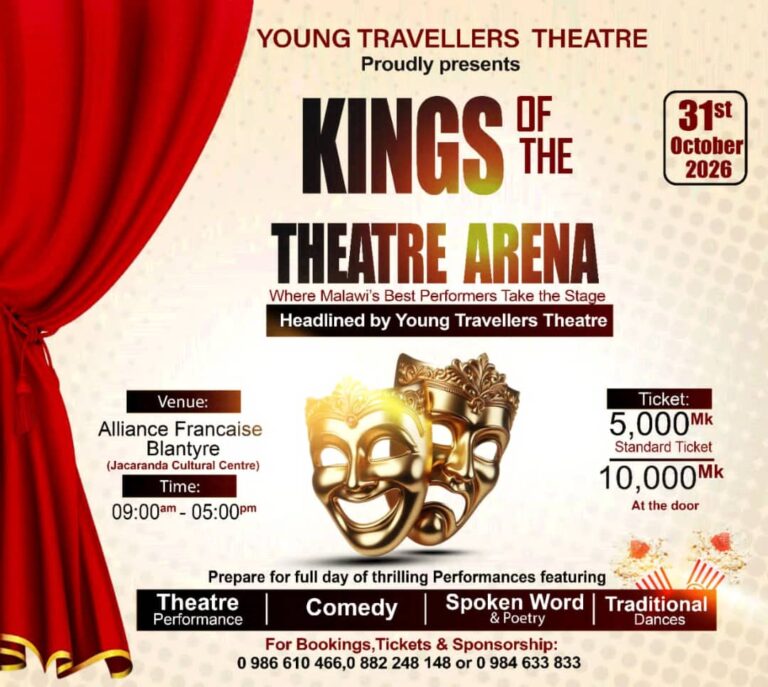 Young Travellers to host Kings of Theatre Arena in Blantyre
