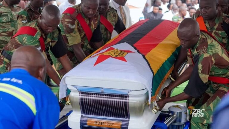 Wicknell Chivayo laid to rest in lavish white-and-gold casket